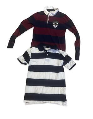 Children's Place & Sonoma Boys Polo Shirt Lot Size 7/8 R